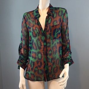 NWOT Diane von Furstenberg Lorelei blouse silk 2